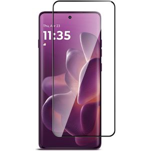 Mobigear Premium Motorola Edge 60 Pro Panzerglas Gehärtetes Glas Displayschutz - Hüllenfreundlich - Schwarz