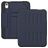 Mobigear Magnetic Folio iPad Mini 7 (2024) Hülle Klapphülle + Stifthalter - Marineblau
