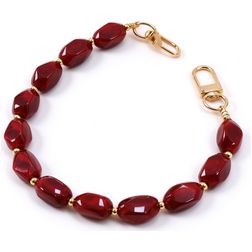 Mobigear Kunststoff Pebble Verstellbare Universal-Handykette - Ruby Red