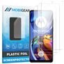 Mobigear Motorola Moto E32 Displayschutz Schutzfolie - Hüllenfreundlich (3er Pack)