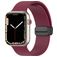Mobigear Sport Mag Silikon Apple Watch Armband Magnetverschluss - 42/41/40/38 mm - Weinrot