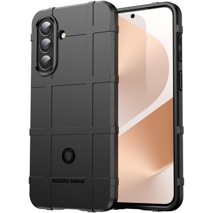 Mobigear Rugged Shield Samsung Galaxy A57 Hülle Flexibles TPU Backcover Stoßfest - Schwarz