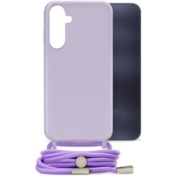 Mobilize Lanyard Gelly Samsung Galaxy A25 Flexibles TPU Handykette - Pastel Purple