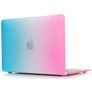 Mobigear Rainbow Matte MacBook 12 Zoll (2015-2017) Hardcase Hülle MacBook Case - Blau / Pink - Model A1534