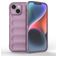 Mobigear Bumpy iPhone 15 Hülle Flexibles TPU Backcover - Lila