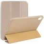 Mobigear Tri-Fold Gel iPad Mini 7 (2024) Hülle TPU,Kunstleder Klapphülle - Gold