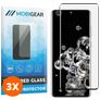 Mobigear Curved Samsung Galaxy S20 Ultra Panzerglas Gehärtetes Glas Displayschutz - Hüllenfreundlich - Schwarz (3er Pack)