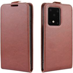 Mobigear Samsung Galaxy S20 Ultra Hülle Flipcase - Braun
