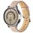 Mobigear Stitched Leder Smartwatch Armband Dornschließe - 22-mm-Universalanschluss - Pink