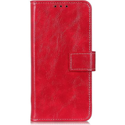 Mobigear Basic Sony Xperia 1 III Hülle Klapphülle Geldbörse - Rot