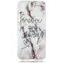 Mobigear Marble Huawei Y5 (2019) Hülle Flexibles TPU Backcover - White Marble