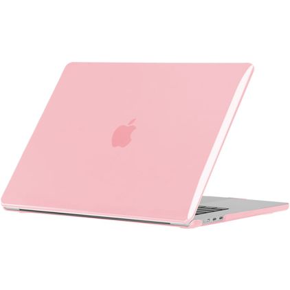 Mobigear Glossy MacBook Air 13 Zoll (2022-2026) Hardcase Hülle MacBook Case - Pink - Model A2681 / A3113 / A3240 / A3449