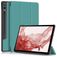 Mobigear Tri-Fold Samsung Galaxy Tab S9 Plus Klapphülle + Stylus-Halter - Grün