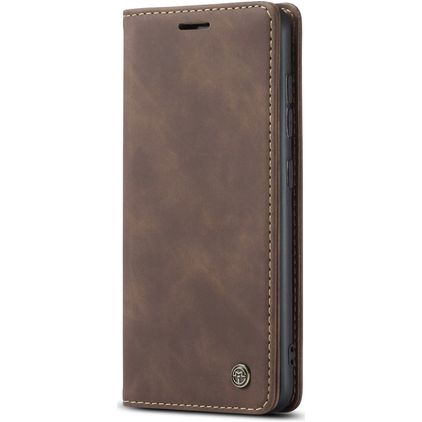 Caseme 013 Samsung Galaxy A51 Hülle Klapphülle Geldbörse - Braun