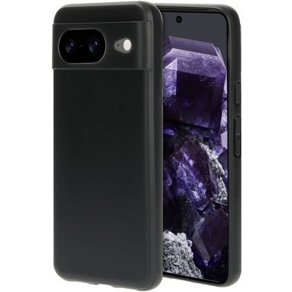 Mobiparts Classic Google Pixel 8 Hülle Flexibles TPU Backcover - Matt Black