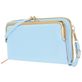 Antonio Fonzo Crossbody Clutch Snap Handytasche - Large - Blau