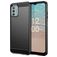 Mobigear Brushed Slim Nokia G42 Hülle Flexibles TPU Backcover - Schwarz