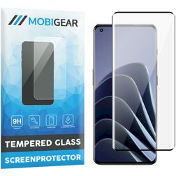 Mobigear Premium OnePlus 11 Panzerglas Displayschutz - Hüllenfreundlich - Schwarz