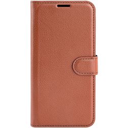 Mobigear Classic Samsung Galaxy M22 Hülle Klapphülle Geldbörse - Braun