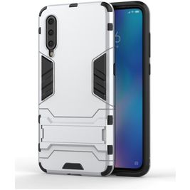 Mobigear Armor Stand Xiaomi Mi 9 Hülle Hardcase Backcover Stoßfest mit Ständer - Silber Mobigear Armor Stand Xiaomi Mi 9 Hülle Hardcase Backcover Stoßfest mit Ständer - Silber