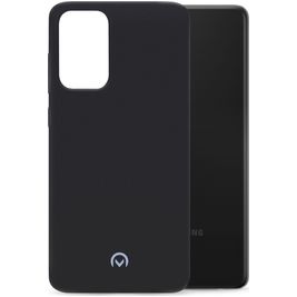 Mobilize Rubber Gelly Samsung Galaxy A72 Hülle Flexibles TPU Backcover - Matt Black