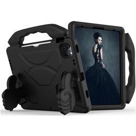 Mobigear Thumbs Up iPad Air 5 (2022) Tablet Hülle für Kinder mit Tragegriff - Schwarz