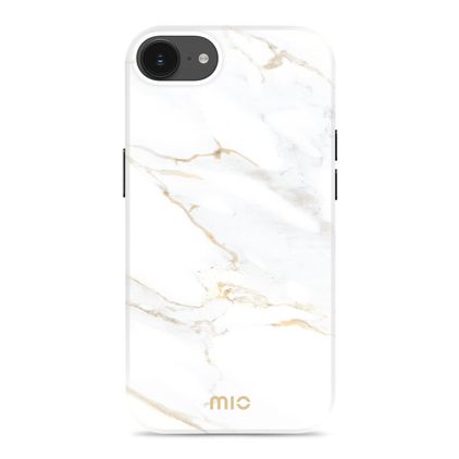 MIO iPhone 17e MagSafe Hülle Hardcase Backcover - White Marble