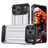 Mobigear Outdoor iPhone 17 Pro Hülle Hardcase Backcover Stoßfest - Silber
