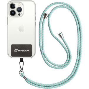 Mobigear Lanyard Universal-Handykette einstellbar - Pink / Grün
