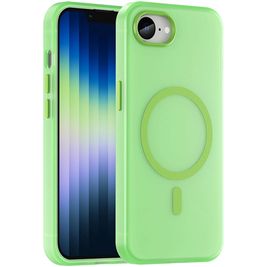 Mobigear Shockproof iPhone 16e MagSafe Hülle Hardcase Backcover - Grün