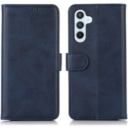 Mobigear Wallet Samsung Galaxy A35 Hülle Klapphülle Geldbörse - Blau