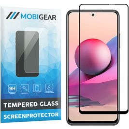 Mobigear Premium Xiaomi Redmi Note 10S Panzerglas Gehärtetes Glas Displayschutz - Hüllenfreundlich - Schwarz Mobigear Premium Xiaomi Redmi Note 10S Panzerglas Gehärtetes Glas Displayschutz - Hüllenfreundlich - Schwarz