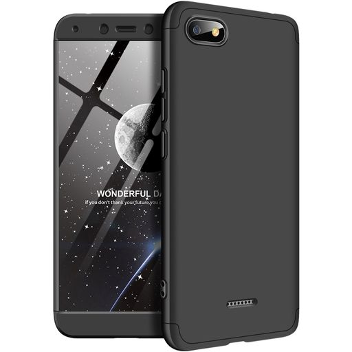 Mobigear TriGuard Xiaomi Redmi 6A Hülle Hardcase Backcover - Schwarz