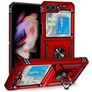 Mobigear Armor Ring Samsung Galaxy Z Flip 5 Hardcase Backcover Shockproof mit Ringhalter - Rot