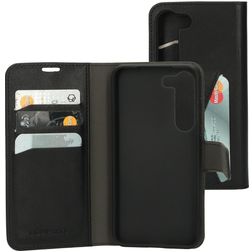 Mobiparts Classic Wallet Samsung Galaxy S23 Hülle Klapphülle Geldbörse - Schwarz