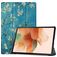 Mobigear Tri-Fold Samsung Galaxy Tab S7 FE Hülle Klapphülle - Mandelblüten