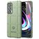 Mobigear Rugged Shield Motorola Edge (2021) Hülle Flexibles TPU Backcover Stoßfest - Grün