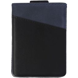 Valenta Card Holder Echtleder Kartenetui - 9 Karten - Blau