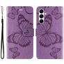 Mobigear Butterfly Samsung Galaxy A26 Hülle Klapphülle Geldbörse - Lila