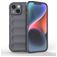 Mobigear Bumpy iPhone 15 Hülle Flexibles TPU Backcover - Charcoal