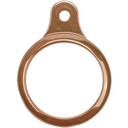 Mobigear Keychain Ring Apple AirTag Hülle Flexibles TPU Schlüsselanhänger - Roségold