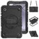 Mobigear SureGrip Xtreme Samsung Galaxy Tab A11 Hülle Kunststoff,Silikon Backcover + Schulterträger + Ständer - Schwarz