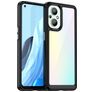 Mobigear Crystal OPPO Reno 7 Lite Hardcase Backcover - Transparent / Schwarz