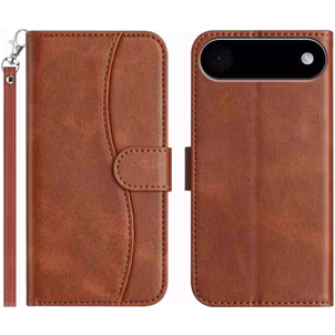 Mobigear S Line iPhone Air Hülle Klapphülle Geldbörse - Braun