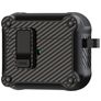 Mobigear Racing Clip Apple AirPods 3 Hardcase Hülle - Schwarz