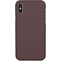 Nudient Thin Precise iPhone XS Hardcase Backcover - Sangria Red