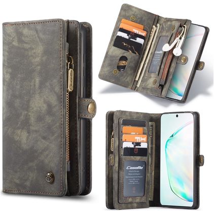 Caseme 008 Samsung Galaxy S20 Hülle Abnehmbare 2in1 Klapphülle Geldbörse - Schwarz