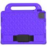 Mobigear Diamond iPad Pro 11 Zoll (2022) Tablet Hülle für Kinder mit Tragegriff - Lila