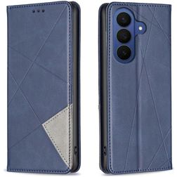 Mobigear Rhombus Slim Samsung Galaxy A37 Hülle Klapphülle - Blau
