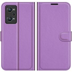 Mobigear Classic Realme GT2 Hülle Klapphülle Geldbörse - Lila